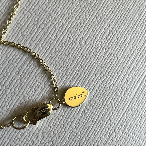 🔥SALE! Meira T Lock Key Diamond Chunky Chain Charm Necklace - Picture 4 of 7